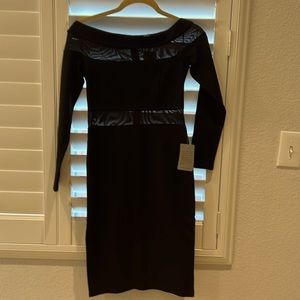 Love X Design black mesh sexy dress